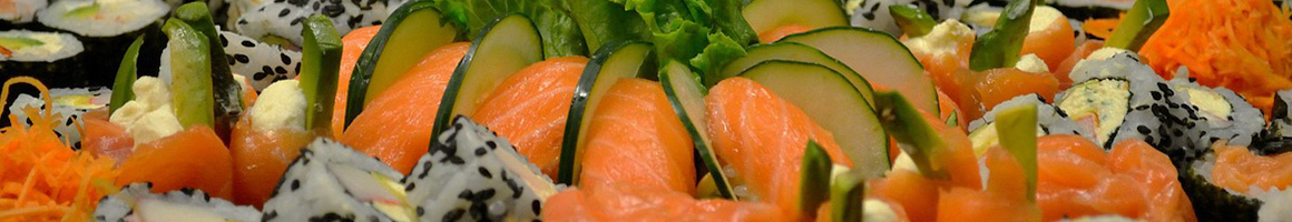 Eating Japanese Sushi at Fuji Sushi restaurant in Turlock, CA.